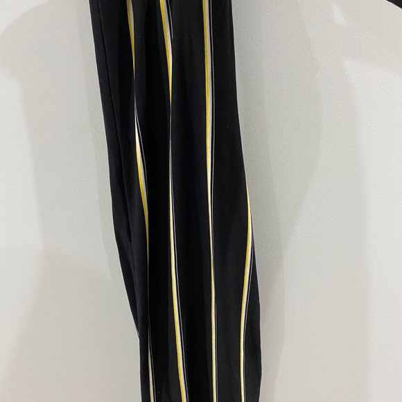 yellow stripped open bottom pants. - Picture 1 of 2